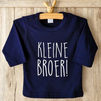 Baby Shirt met tekst kleine broer